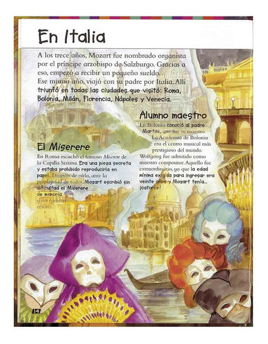 Libro Mozart El Genio De La Musica - Minibiografias - Lexus