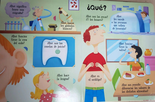 Libro Cuerpo Humano - Levanta Tapitas - 60 Datos Curiosos