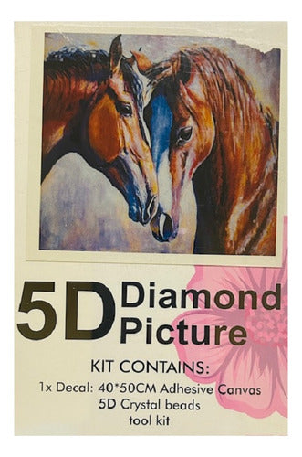 Kit Pintura Diamante 5d 40x50cm Con Herramientas Diseño Surt Colores