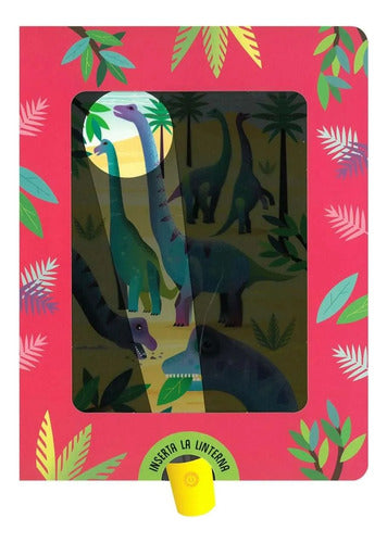 Libro Dinosaurios Busca Y Encuentra Con Linterna - Lexus