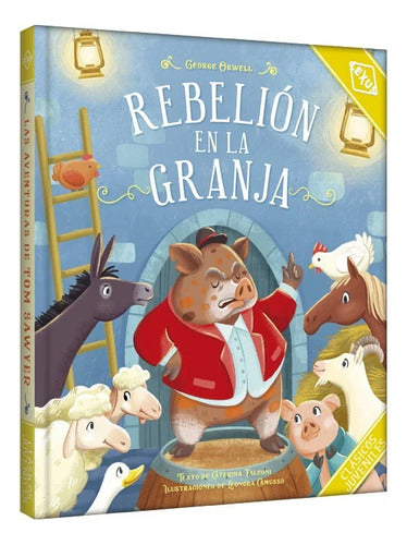 Libro Rebelion En La Granja - Ilustrado - Clasicos Juveniles