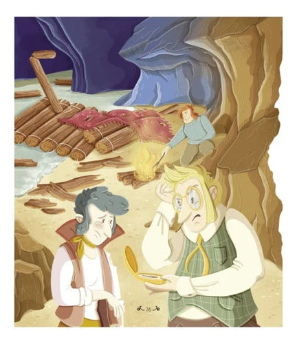 Libro Viaje Al Centro De La Tierra Ilustrado Clasico Juvenil