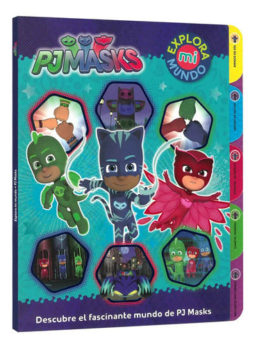 Libro Pj Mask, Explora Mi Mundo - Nuevo Y Original - Lexus