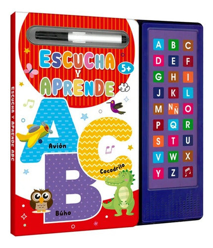 Libro Interactivo Escucha Y Aprende Abc - 27 Sonidos - Lexus