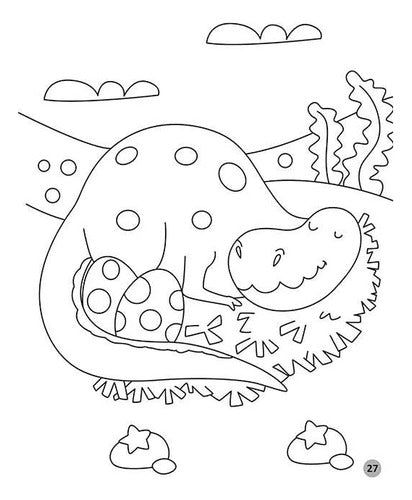 Libro De Actividades Dinosaurios C/stickers - Original Lexus