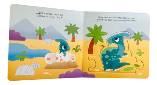 Mis Primeros Puzles: Dinosaurios - Cuento Y Puzle 5 Piezas