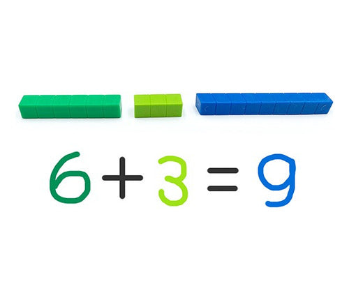 Barras Cuisenaire 74 Piezas Metodo Singapur