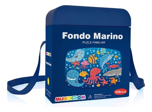 Puzle Familiar Fondo Marino (105 Piezas) - Mundicrom