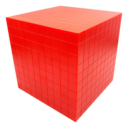 Bloques Base 10, Base 1000 Método Singapur, 121 Piezas. Color Colores