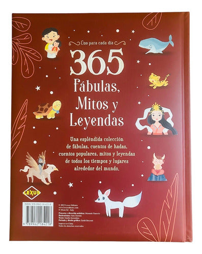 Libro 365 Fabulas, Mitos Y Leyendas- Uno Para Cada Dia Lexus