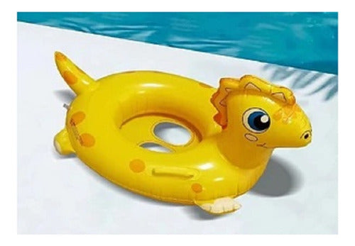 Flotador Inflable Para Bebé Dinosaurio Varios Colores