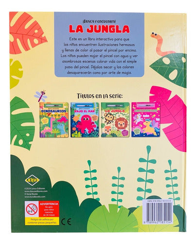 Libro La Jungla Con Pincel - Busca Y Encuentra - Lexus/nuevo