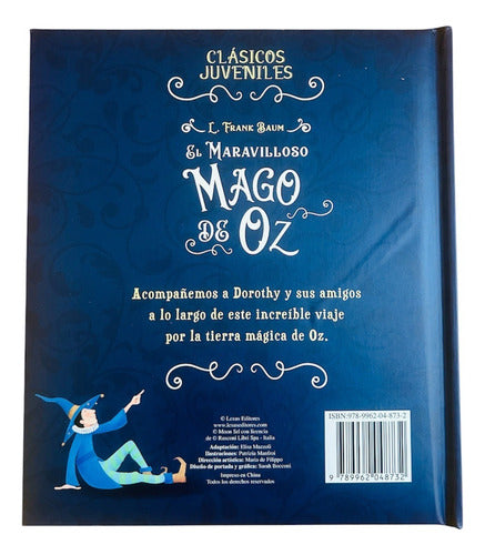 Libro El Maravilloso Mago De Oz Ilustrado Clasicos Juveniles