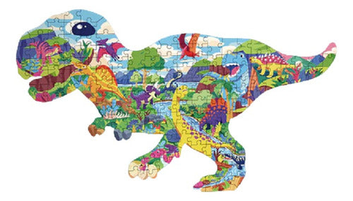 Puzle Familiar Era Del Tiranosaurio (151 Piezas)- Mundicrom