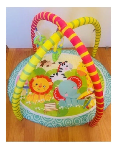 Alfombra Gimnasio Zoo Para Bebe 0-18m Estimulacion Temprana Colores