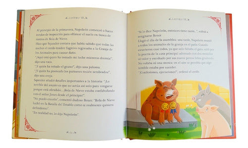 Libro Rebelion En La Granja - Ilustrado - Clasicos Juveniles