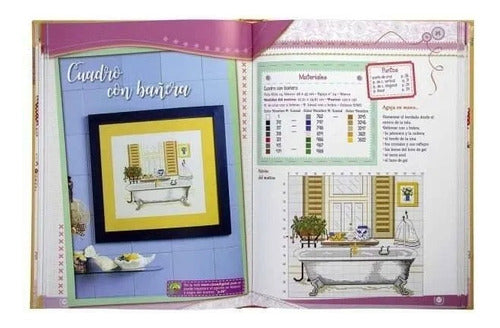 Libro Taller De Bordado Punto De Cruz- Nuevo-original- Lexus