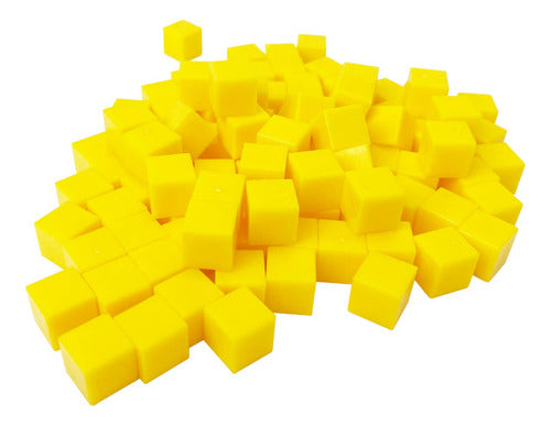 Bloque Multibase  Base 10 Conectable Amarillo