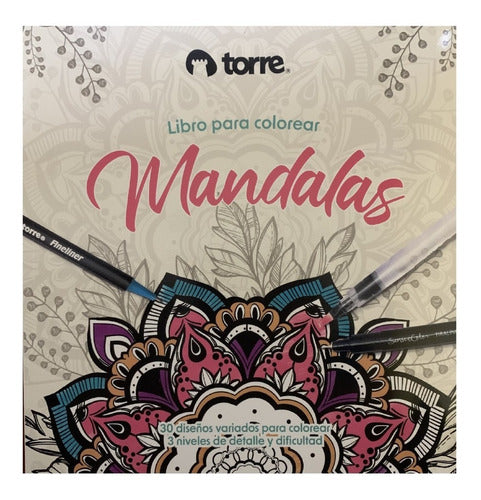 Mandalas - Libro Para Colorear - Torre