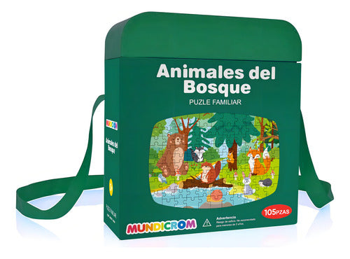 Puzle Animales Del Bosque (105 Piezas)
