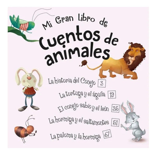 Mi Gran Libro De Cuentos De Animales - Lexus - Nuevo T/dura