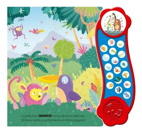 Libro Selva Ruidosa - 18 Sonidos - Lexus Nuevo Y Original