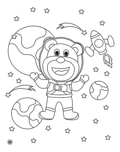 Libro De Actividades Espacio C/stickers - Original Lexus