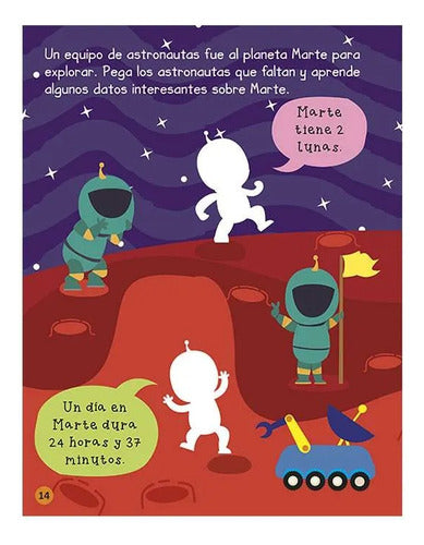 Libro De Actividades Espacio C/stickers - Original Lexus