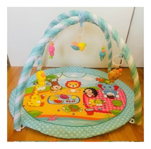 Alfombra Gimnasio Zoo Para Bebe 0-18m Estimulacion Temprana Colores