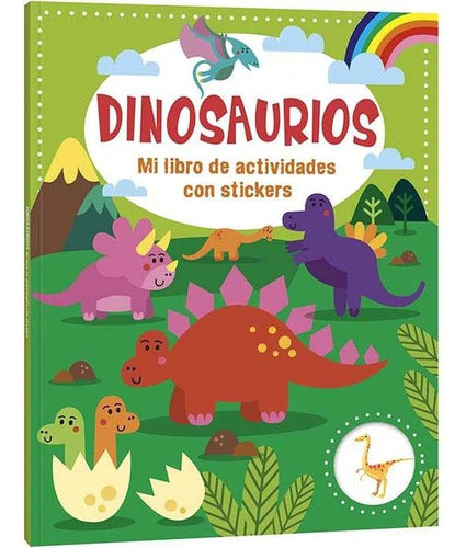 Libro De Actividades Dinosaurios C/stickers - Original Lexus