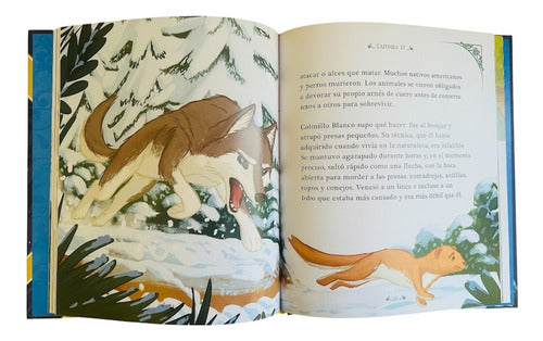 Libro Colmillo Blanco Ilustrado- Clasicos Juveniles - Lexus