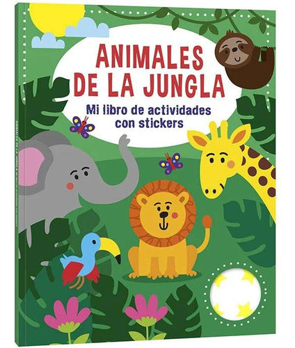 Libro De Actividades Animales De La Jungla C/stickers- Lexus