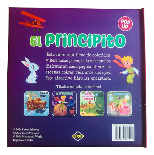 Libro El Principito - Pop-up - Lexus Nuevo Y Original T/dura