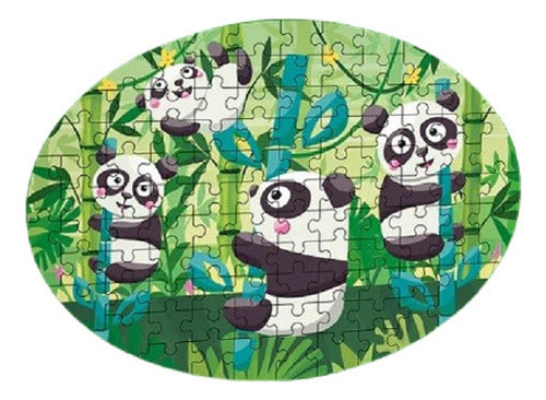 Puzle Familiar Bosque De Pandas (102 Piezas) - Mundicrom