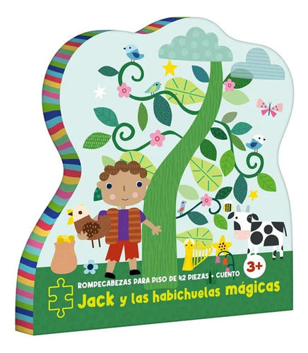 Jack Y Las Habichuelas Magicas Cuento+rompecabezas Piso 42pz