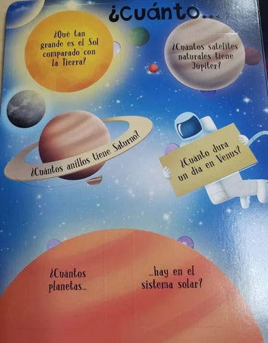 Libro El Espacio - Levanta Tapitas - 60 Datos Curiosos Lexus