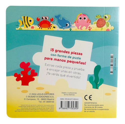 Mis Primeros Puzles: Animales Del Mar - Cuento/puzle 5 Pzas