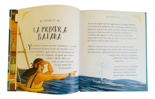 Libro Moby Dick Ilustrado- Clasicos Juveniles - Lexus T/dura