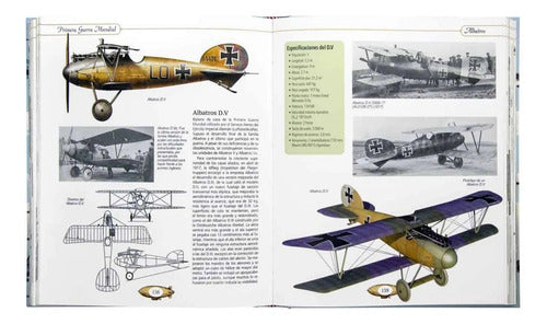 Libro Atlas Ilustrado Aviones Muy Antiguos - Lexus