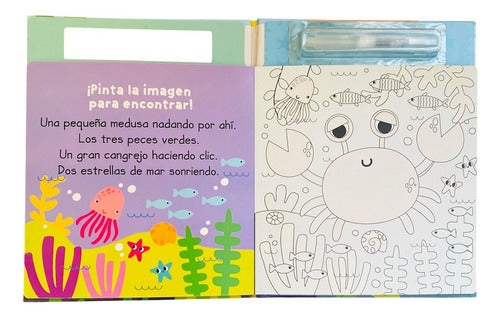 Libro Bajo El Mar Con Pincel - Busca Y Encuentra - Lexus