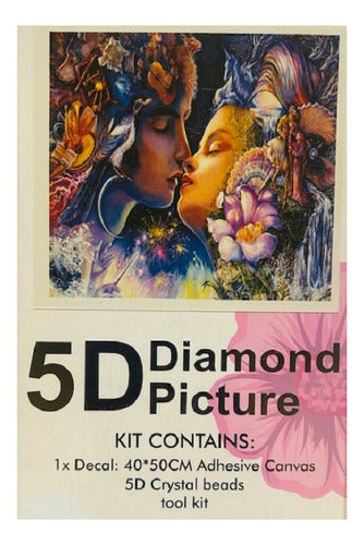 Kit Pintura Diamante 5d 40x50cm Con Herramientas Diseño Surt Colores