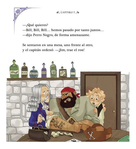 Libro: La Isla Del Tesoro Ilustrado Clasicos Juveniles Lexus