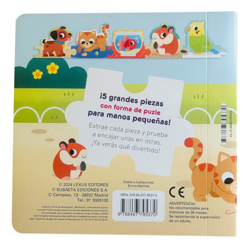 Mis Primeros Puzles: Mascotas - Cuento Y Puzle 5 Piezas