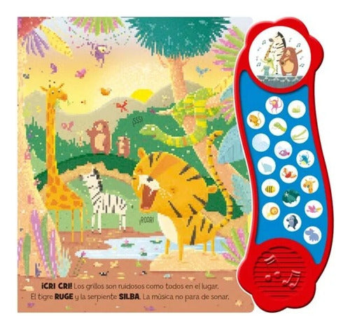 Libro Selva Ruidosa - 18 Sonidos - Lexus Nuevo Y Original