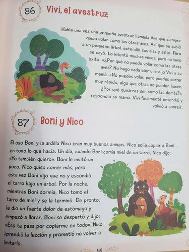 Libro 365 Cuentos De Animales - Disfruta Uno Cada Dia- Lexus