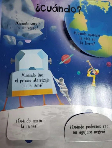 Libro El Espacio - Levanta Tapitas - 60 Datos Curiosos Lexus