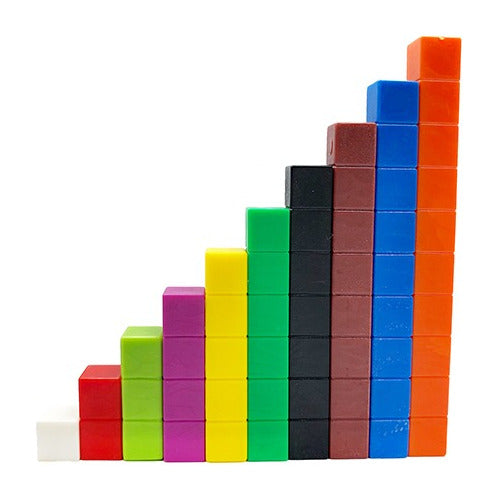 Barras Cuisenaire 74 Piezas Metodo Singapur