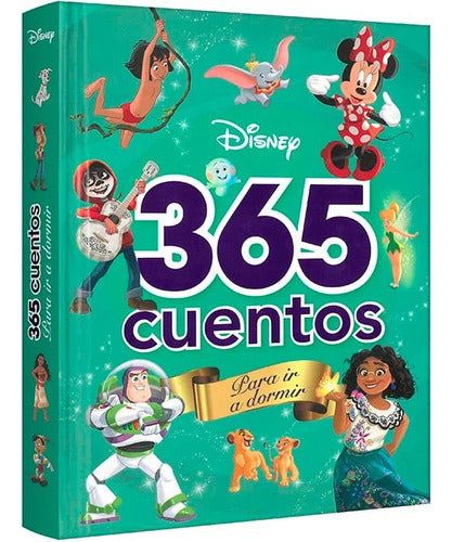 Libro 365 Cuentos Disney Para Ir A Dormir - Lexus - Nuevo
