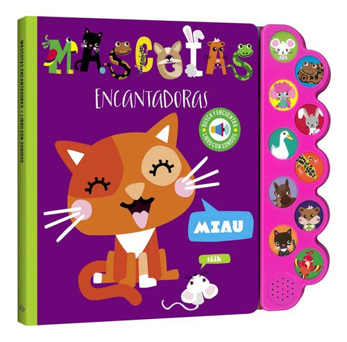 Libro Mascotas Encantadoras 10 Sonidos Busca-encuentra Lexus