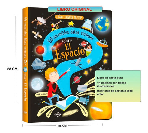60 Increíbles Datos Curiosos Sobre El Espacio, De Anónimo., Vol. 1 Volumen. Editorial Lexus, Tapa Dura En Español